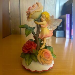 Flower Fairy Figurine w/ music box